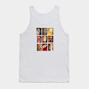 Faces of the World Tank Top